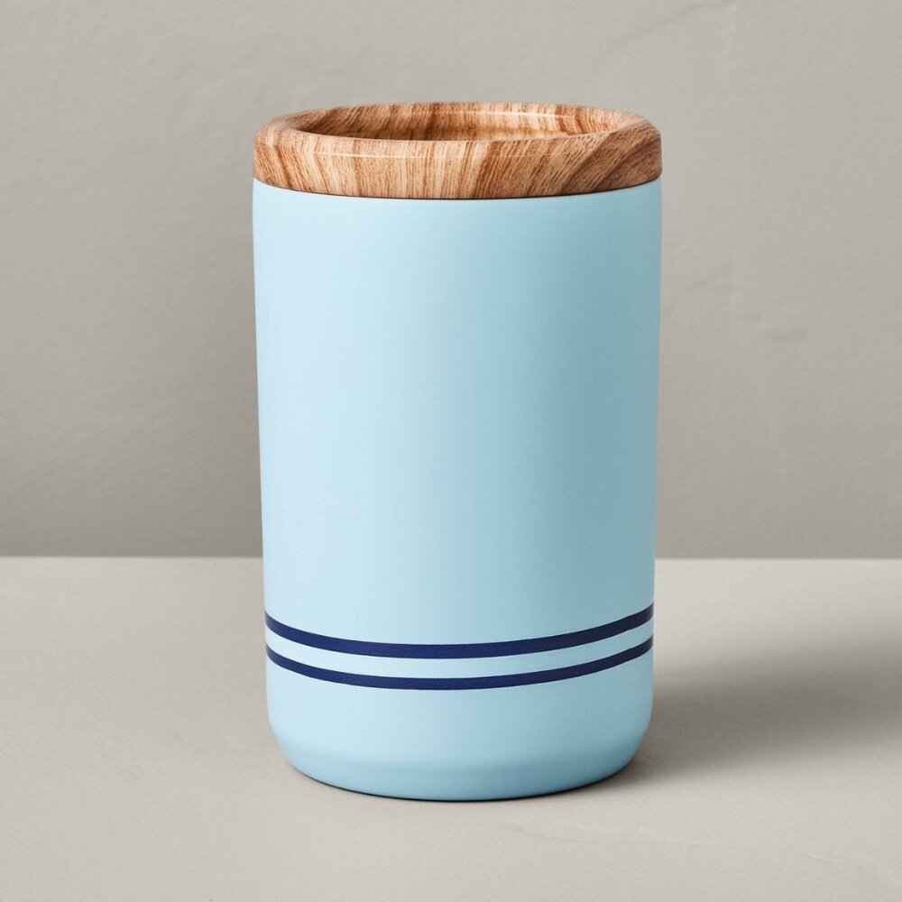 11oz Insulated Can & Bottle Cooler Light Blue‎ - Hearth & Hand Magnolia Target